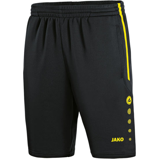 Afbeeldingen van Trainingsshort active zwart/fluogeel