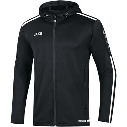 Afbeeldingen van JAKO Jas met kap Striker 2.0 zwart/wit (6819/08) - SALE